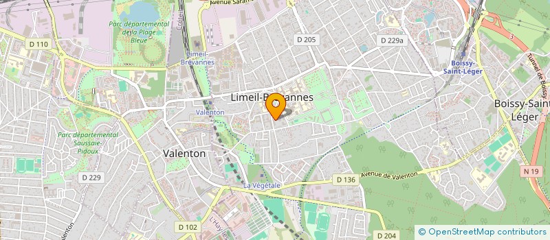 localisation de l'entreprise 3MZ BAT à LIMEIL-BREVANNES