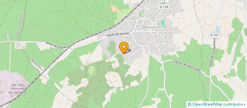 localisation de l'entreprise 3N  BEAUVOISIN