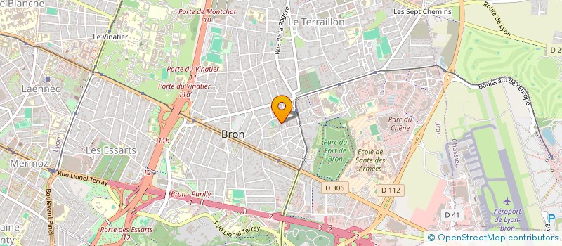 localisation de l'entreprise 3N CONCEPT  BRON