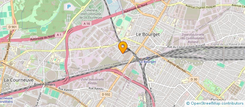 localisation de l'entreprise 3NC à LE BOURGET