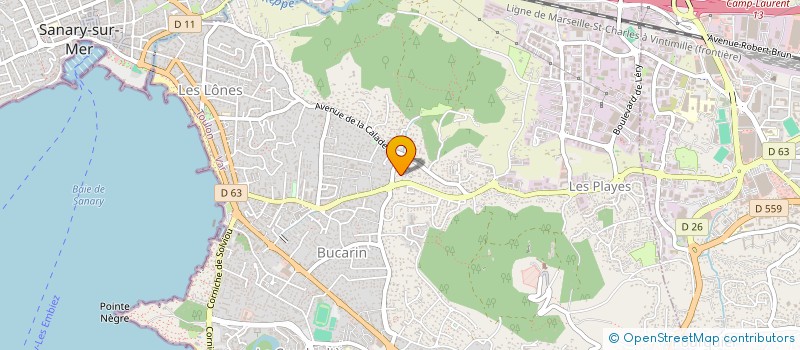 localisation de l'entreprise 3NERGY à SIX-FOURS-LES-PLAGES