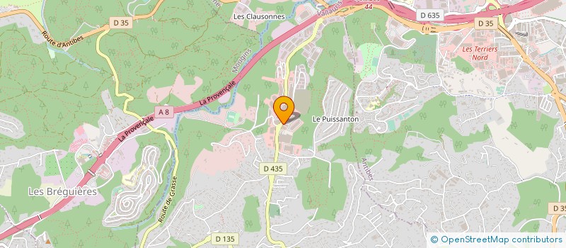 localisation de l'entreprise 3NTREPRISE GENERALE DE CONSTRUCTION à VALLAURIS