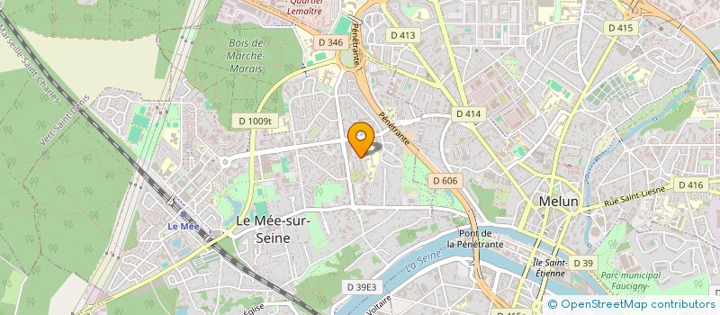 localisation de l'entreprise 3OD  LE MEE-SUR-SEINE