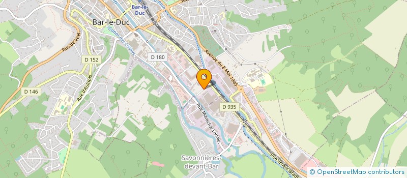 localisation de l'entreprise 3P - 3D à BAR-LE-DUC