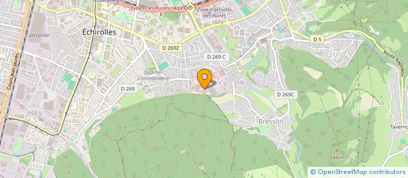 localisation de l'entreprise 3P  BRESSON