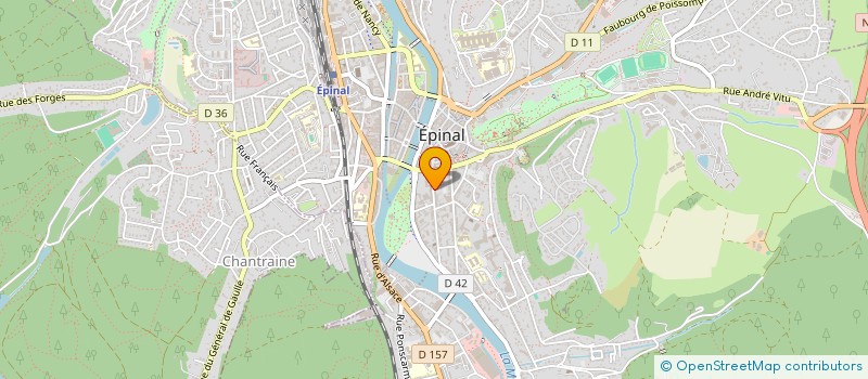 localisation de l'entreprise 3P à EPINAL