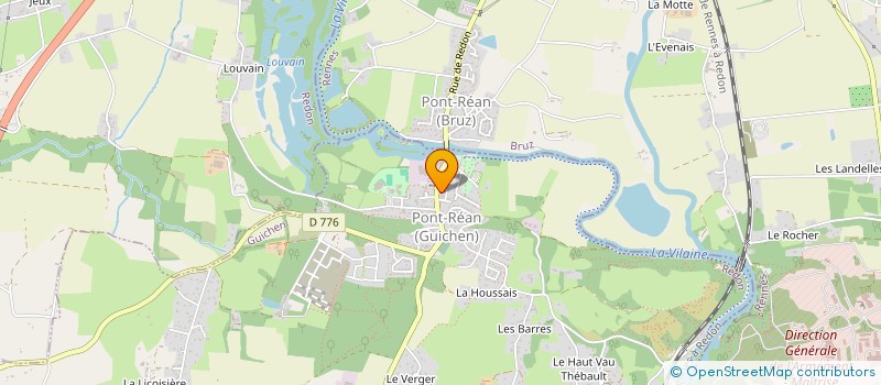 localisation de l'entreprise 3P  GUIGNEN