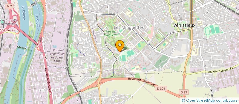 localisation de l'entreprise 3P ENERGIE  VENISSIEUX