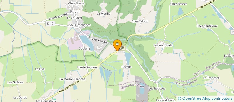 localisation de l'entreprise 3P FINANCES  SAINT-JEAN-D'HEURS