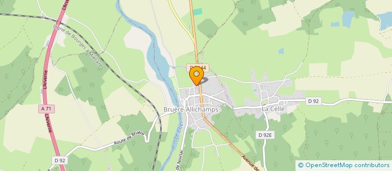 localisation de l'entreprise 3P IMMO  BRUERE-ALLICHAMPS