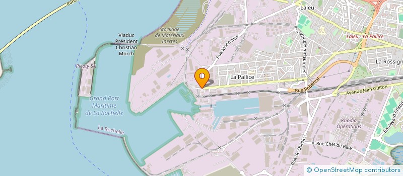 localisation de l'entreprise 3P JOSEPH  LA ROCHELLE
