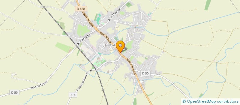 localisation de l'entreprise 3P NEGOCE  SAINT-AUBIN