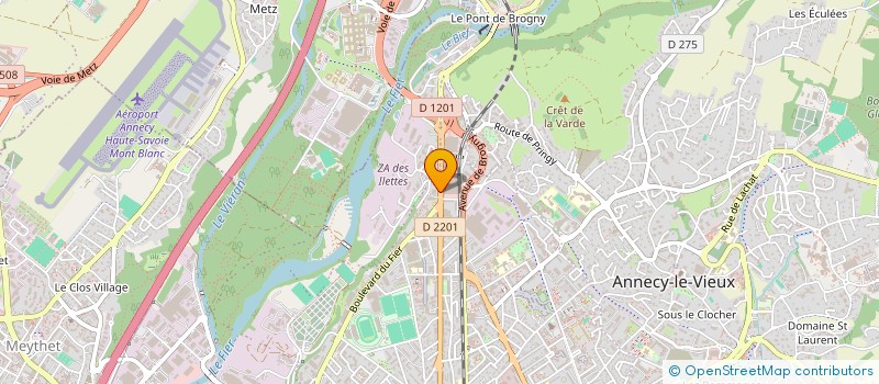 localisation de l'entreprise 3P NETTOYAGE à ANNECY