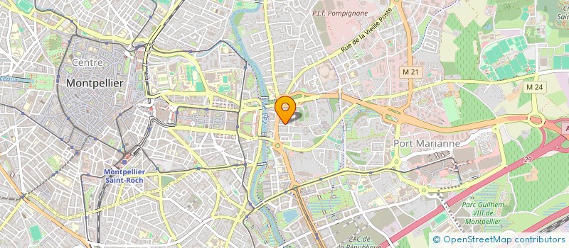 localisation de l'entreprise 3P PROGRAM à MONTPELLIER