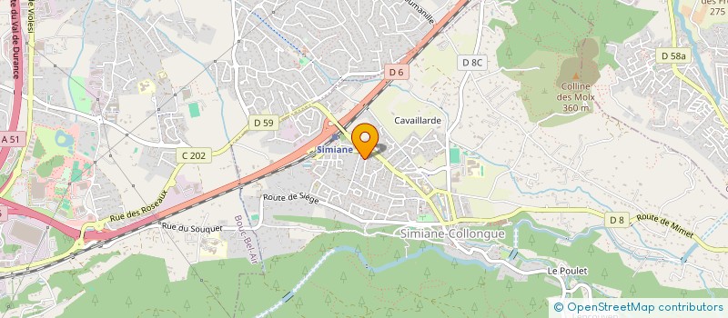 localisation de l'entreprise 3P-PUGET  SIMIANE-COLLONGUE