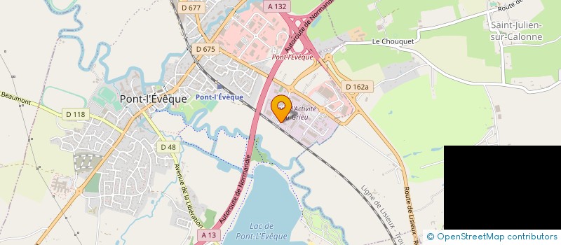 localisation de l'entreprise 3P1M  PONT L'EVEQUE