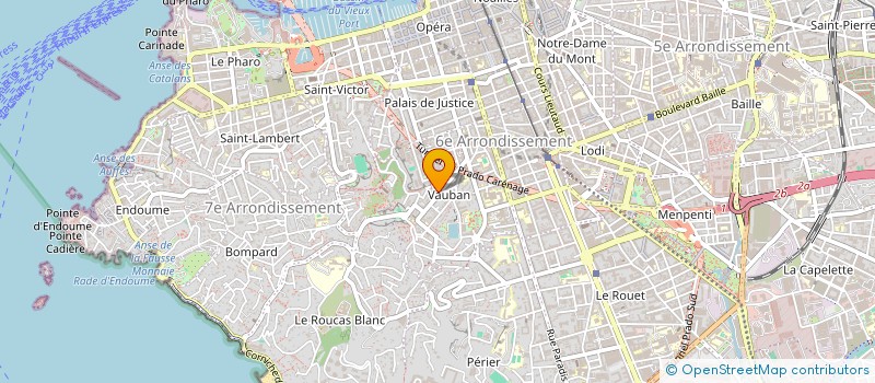 localisation de l'entreprise 3P2F à MARSEILLE