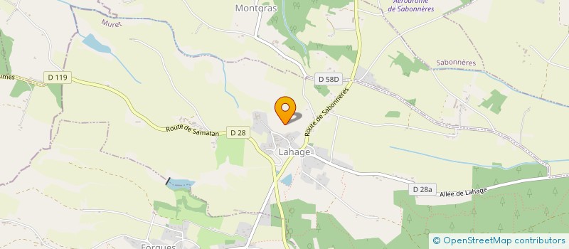 localisation de l'entreprise 3PA-MAISON DE LA TERRE à LAHAGE