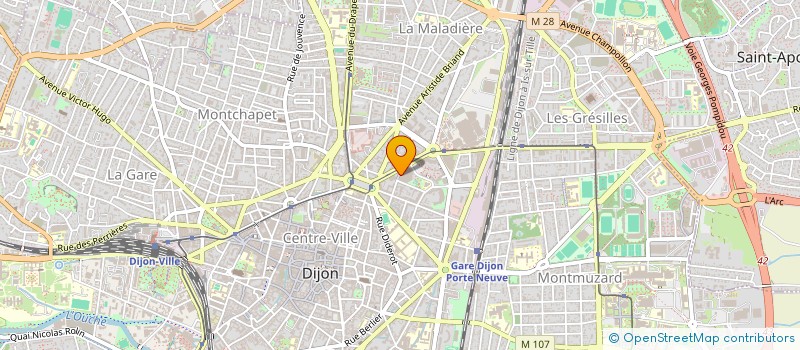 localisation de l'entreprise 3PAR à DIJON