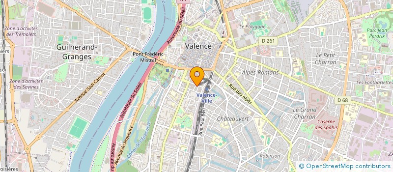 localisation de l'entreprise 3PEA3  VALENCE