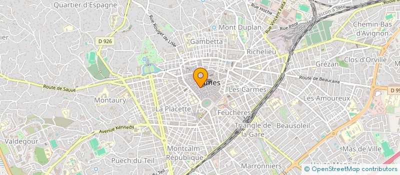 localisation de l'entreprise 3PECABLE  NIMES