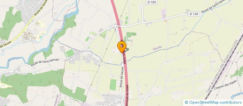 localisation de l'entreprise 3PI  SAUZET