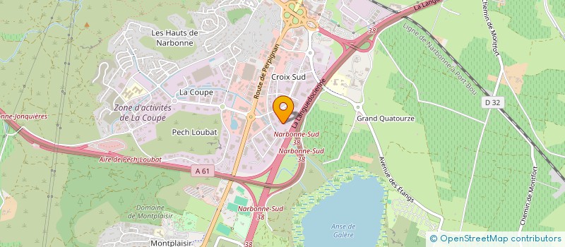 localisation de l'entreprise 3PLN  NARBONNE