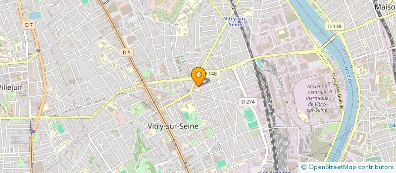localisation de l'entreprise 3PM RENOV à VITRY-SUR-SEINE
