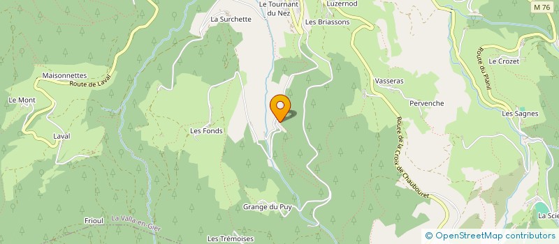 localisation de l'entreprise 3PMECA  LA VALLA-EN-GIER