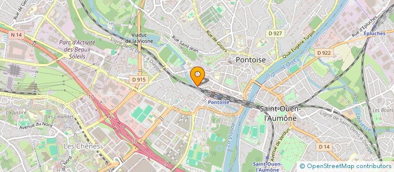 localisation de l'entreprise 3PMG  PONTOISE