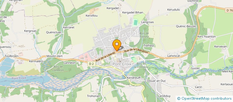 localisation de l'entreprise 3PMG  PONT-CROIX