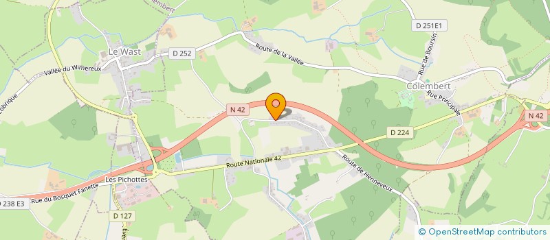 localisation de l'entreprise 3PO  COLEMBERT