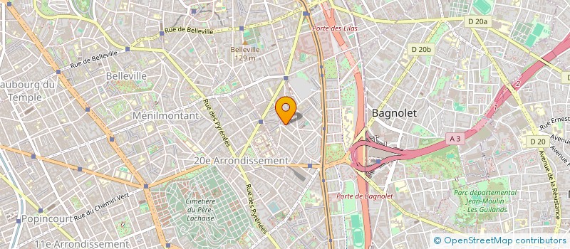 localisation de l'entreprise 3PP  PARIS