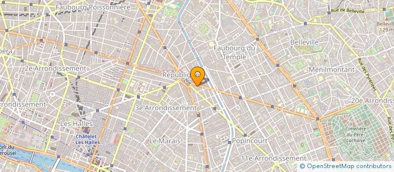 localisation de l'entreprise 3PR SARL  PARIS