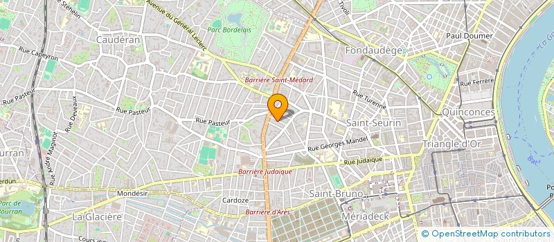 localisation de l'entreprise 3PS  BORDEAUX