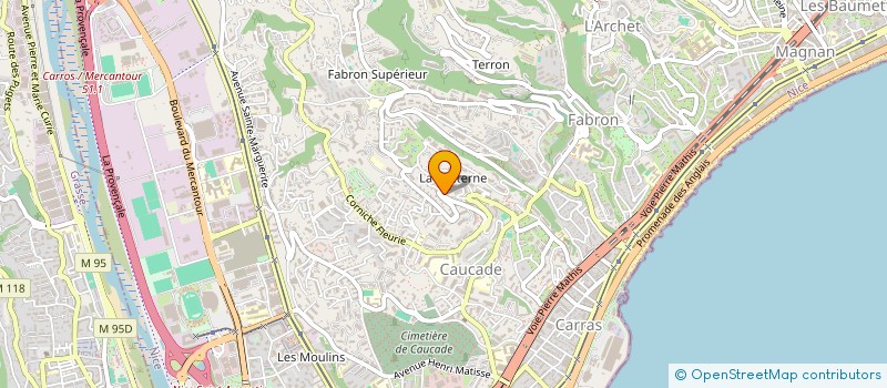 localisation de l'entreprise 3R à NICE