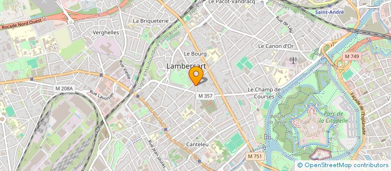 localisation de l'entreprise 3R à LAMBERSART