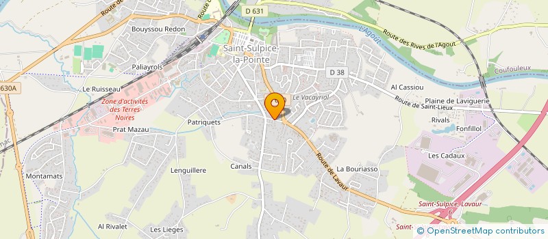 localisation de l'entreprise 3R FLORILEGES SERVICES à SAINT-SULPICE-LA-POINTE