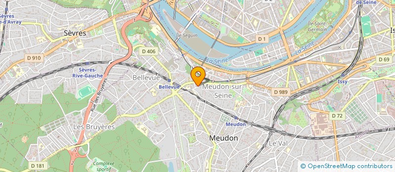 localisation de l'entreprise 3R-IMMO à MEUDON