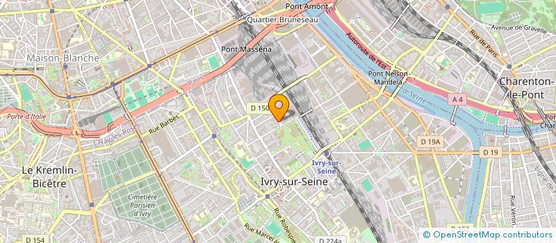 localisation de l'entreprise 3R IMMOBILIER à IVRY-SUR-SEINE
