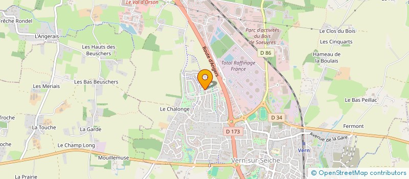 localisation de l'entreprise 3R NETTOYAGE à VERN-SUR-SEICHE