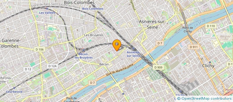 localisation de l'entreprise 3R OPTIQUE à ASNIERES-SUR-SEINE