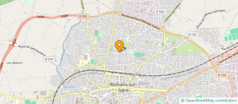 localisation de l'entreprise 3R SOLUTIONS  ROMANS-SUR-ISERE