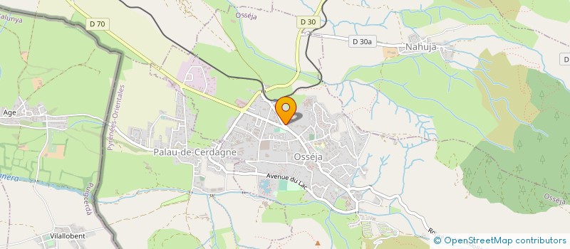 localisation de l'entreprise 3RB à OSSEJA