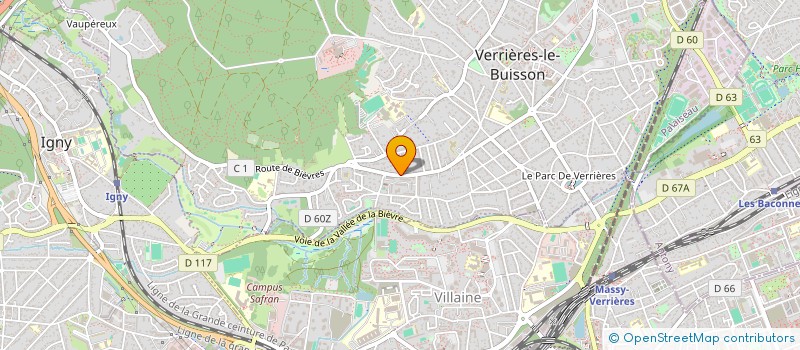 localisation de l'entreprise 3RDSKIN à VERRIERES-LE-BUISSON