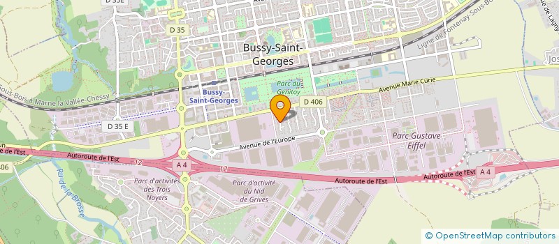 localisation de l'entreprise 3REP  BUSSY-SAINT-GEORGES