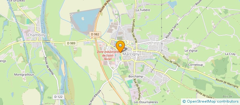 localisation de l'entreprise 3RVET à MARCIGNY