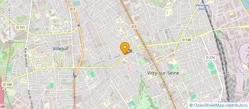 localisation de l'entreprise 3S à VITRY-SUR-SEINE