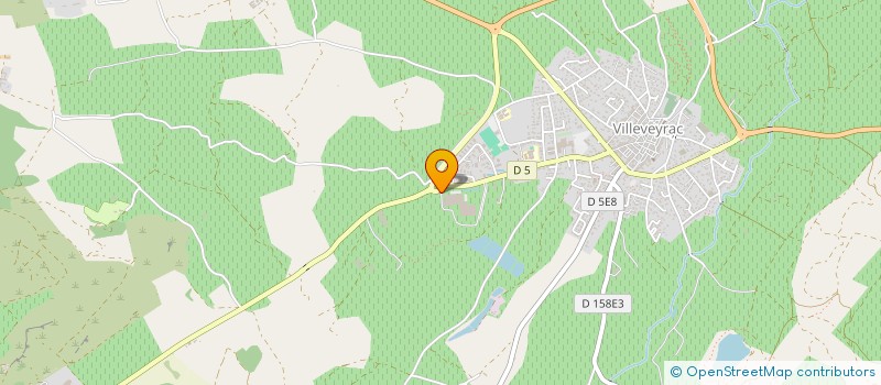 localisation de l'entreprise 3S  VILLEVEYRAC