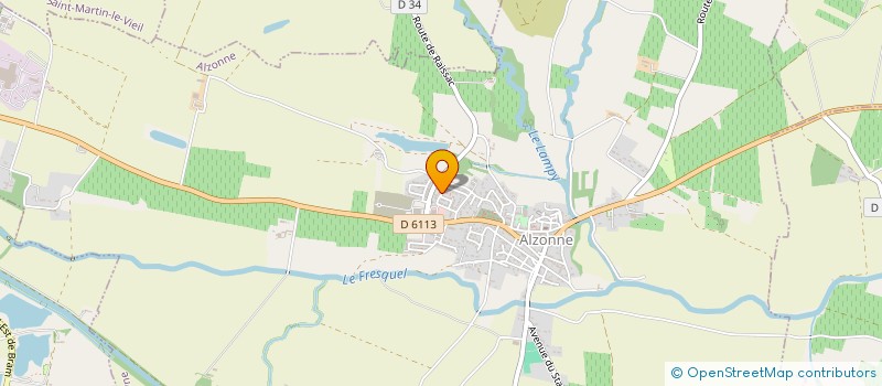 localisation de l'entreprise 3S  ALZONNE